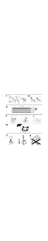Bosch POP616B10E Table verre gaz 60 cm User Manual | Page 2 / 12
