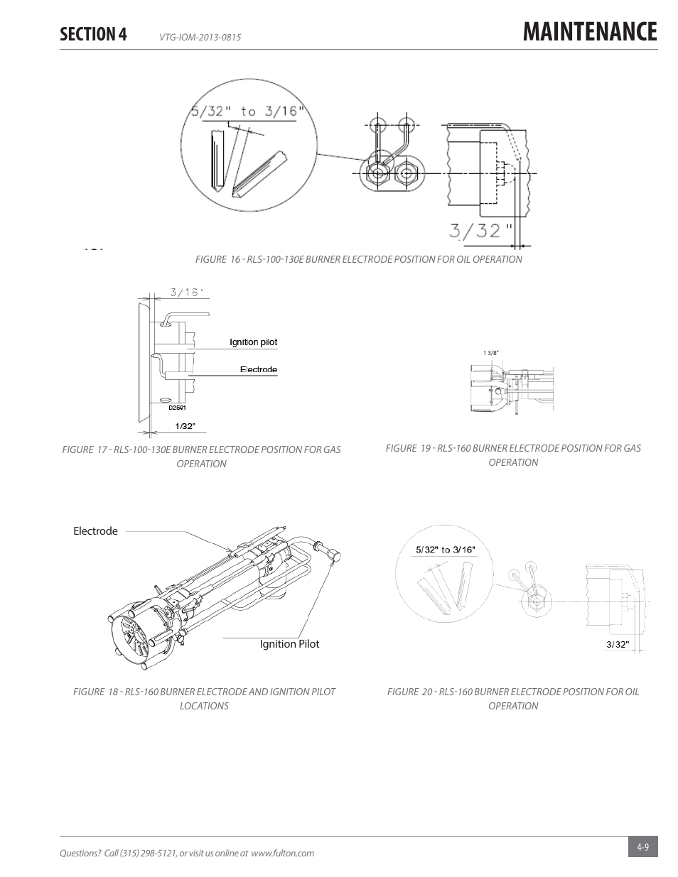 Maintenance | Fulton Vantage (VTG) Fully Condensing Hydronic Boiler User Manual | Page 61 / 96