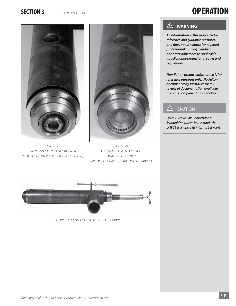 Operation | Fulton Vertical Coil (FT-C_S) Thermal Fluid (hot oil) Heater User Manual | Page 53 / 92