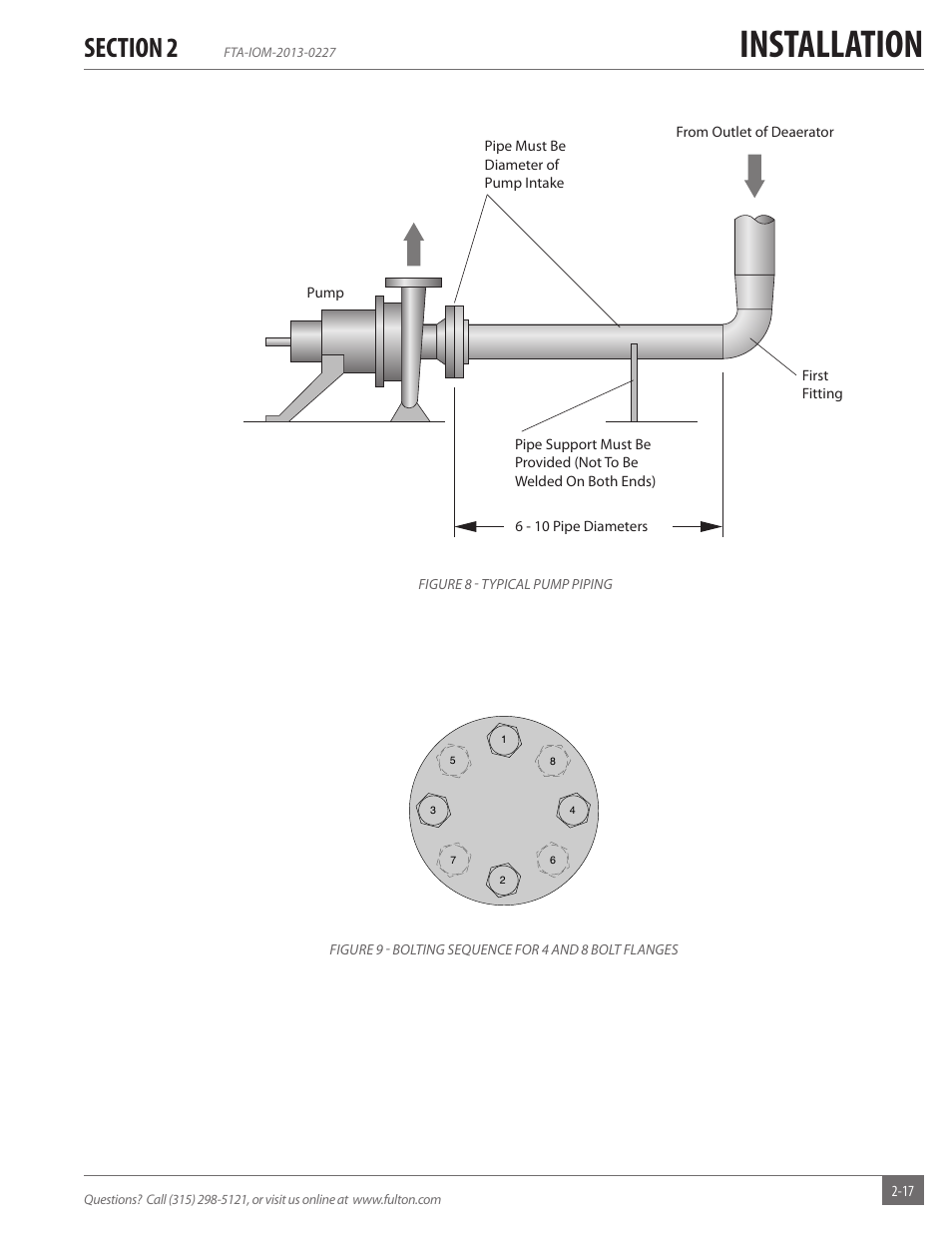 Installation | Fulton Vertical Tubeless (FT-A) Thermal Fluid (hot oil) Heater User Manual | Page 23 / 84
