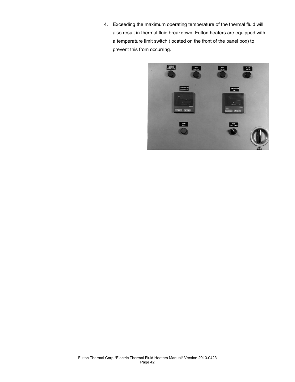 Fulton Vertical Electric (FT-N) Thermal Fluid (hot oil) Heater User Manual | Page 42 / 108