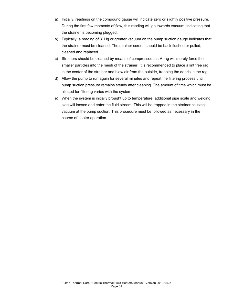 Fulton Vertical Electric (FT-N) Thermal Fluid (hot oil) Heater User Manual | Page 51 / 108