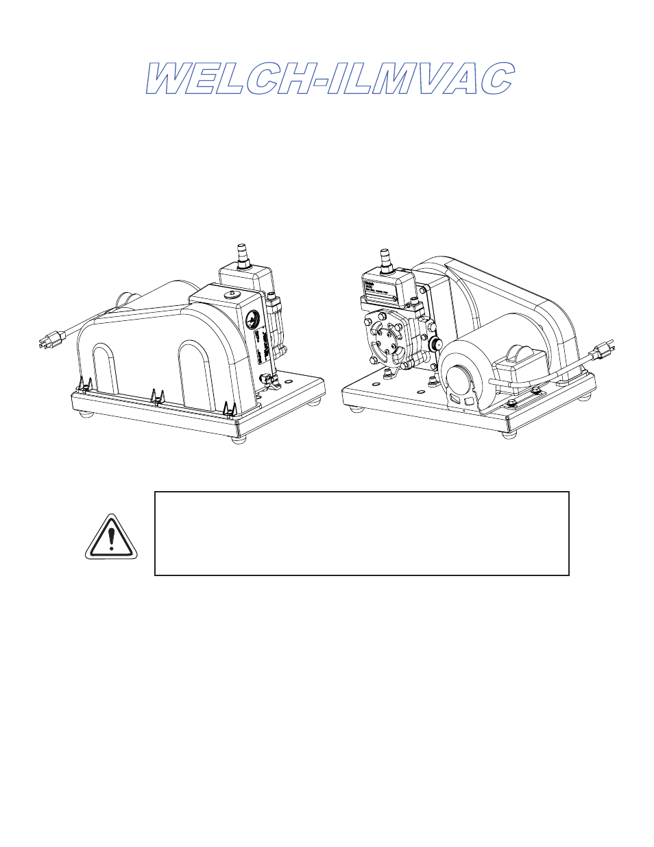 Welch Vacuum 1400 Duoseal Belt Drive User Manual | 28 pages