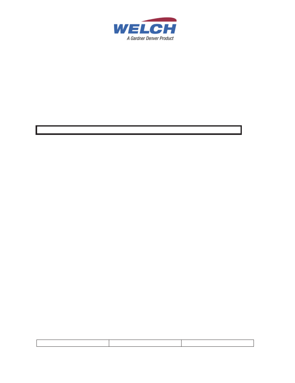 Welch Vacuum 1400 Duoseal Belt Drive User Manual | Page 27 / 28