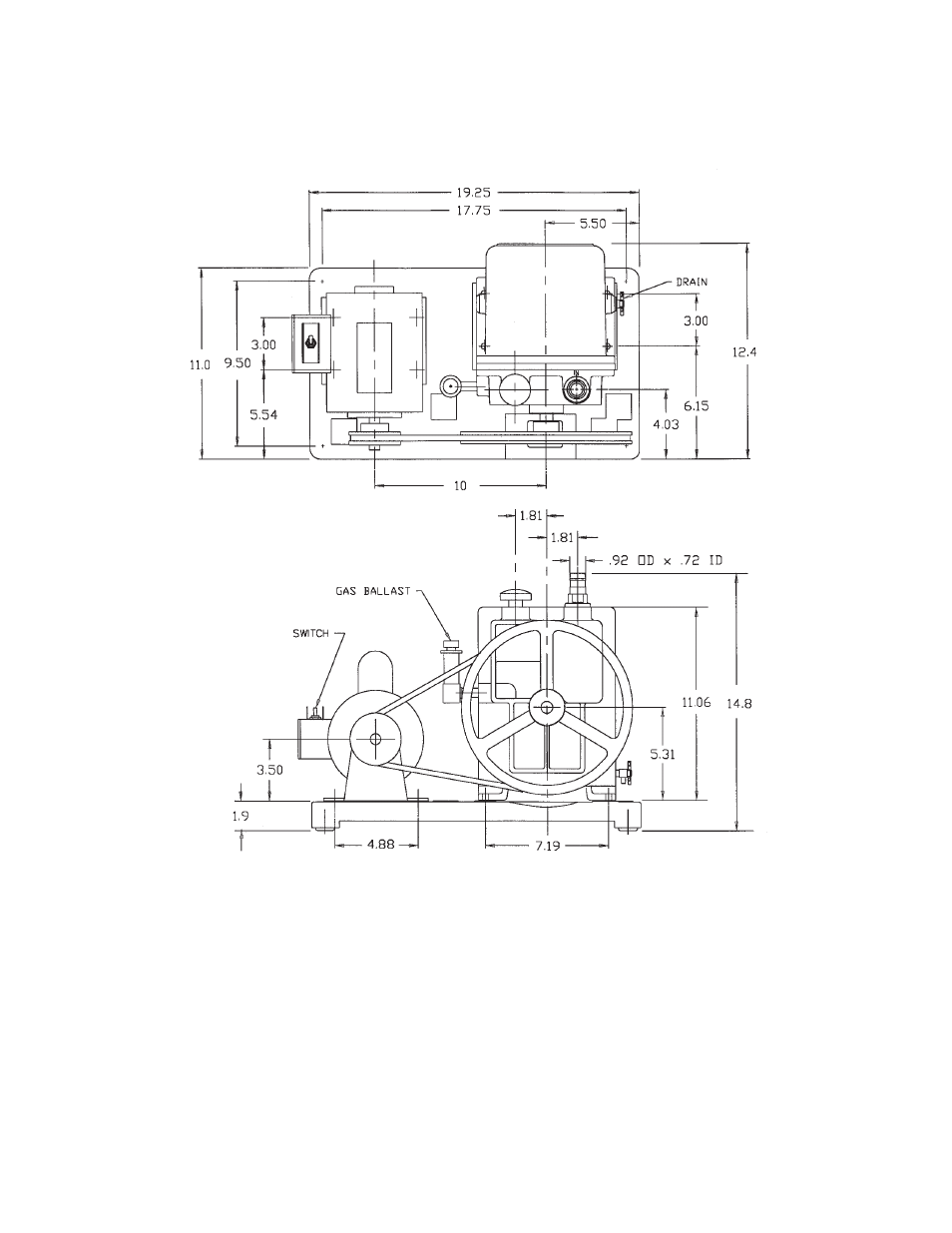 Welch Vacuum 1402 Duoseal Belt Drive User Manual | Page 14 / 28