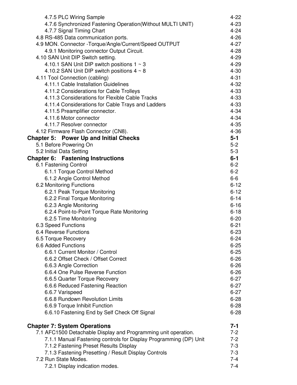 FEC AFC1500 User Manual | Page 12 / 198