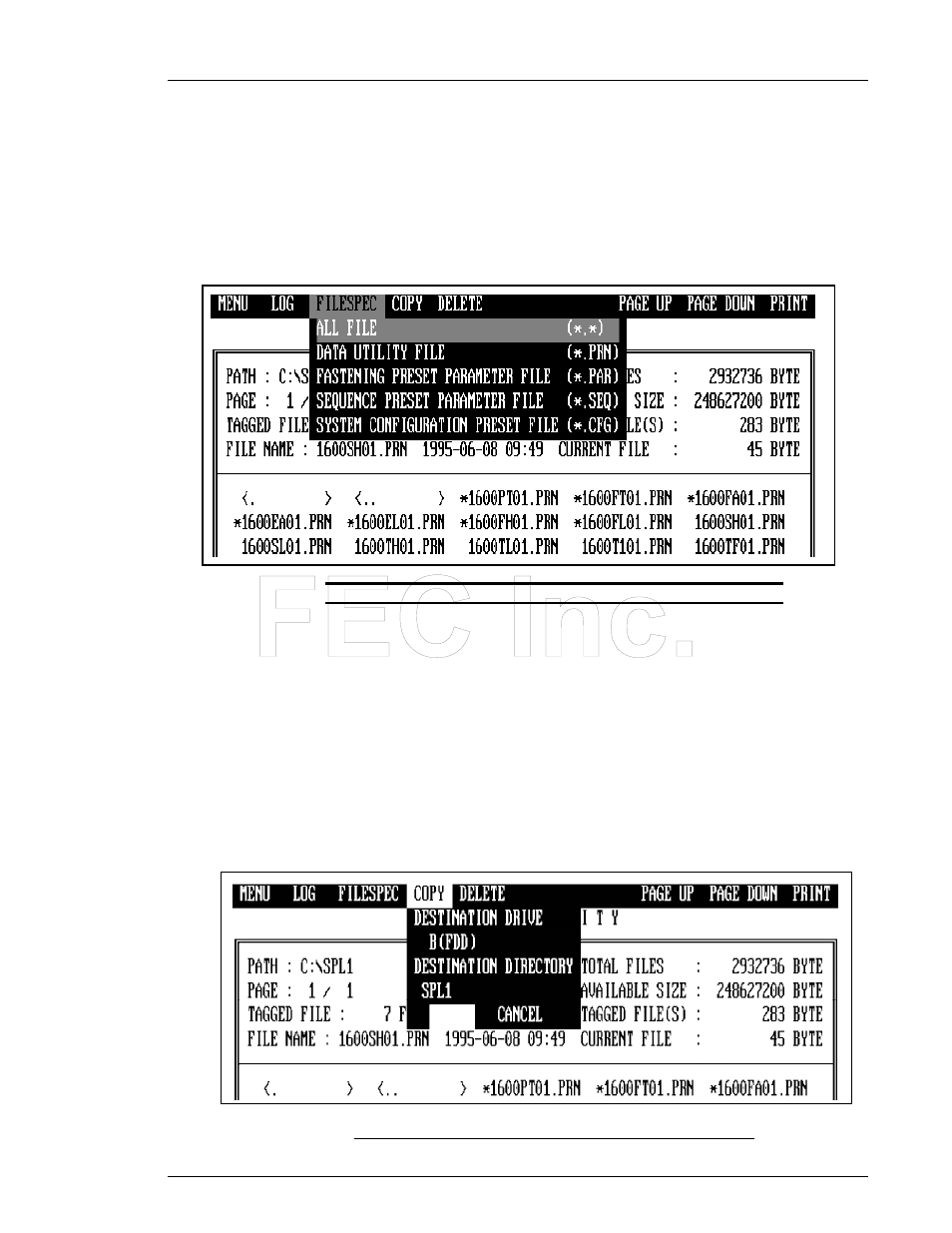 FEC AFC1200 User Manual | Page 87 / 90