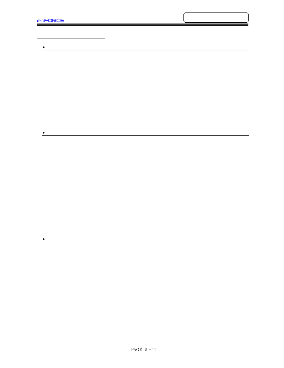 A8_*] - servo amplifier errors | FEC DSP1500 (SAN3) User Manual | Page 127 / 160