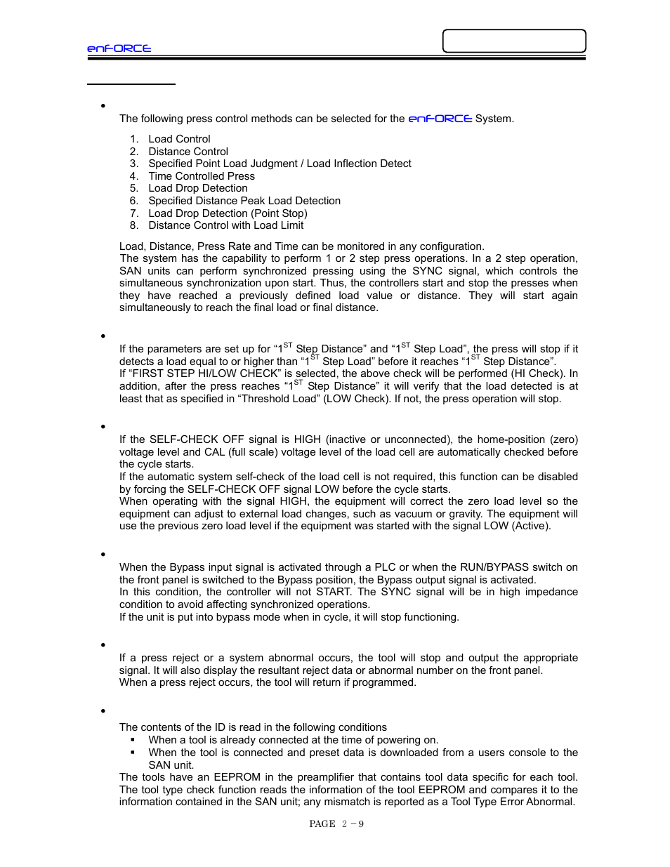 Functions | FEC DSP1500 (SAN3) User Manual | Page 23 / 160