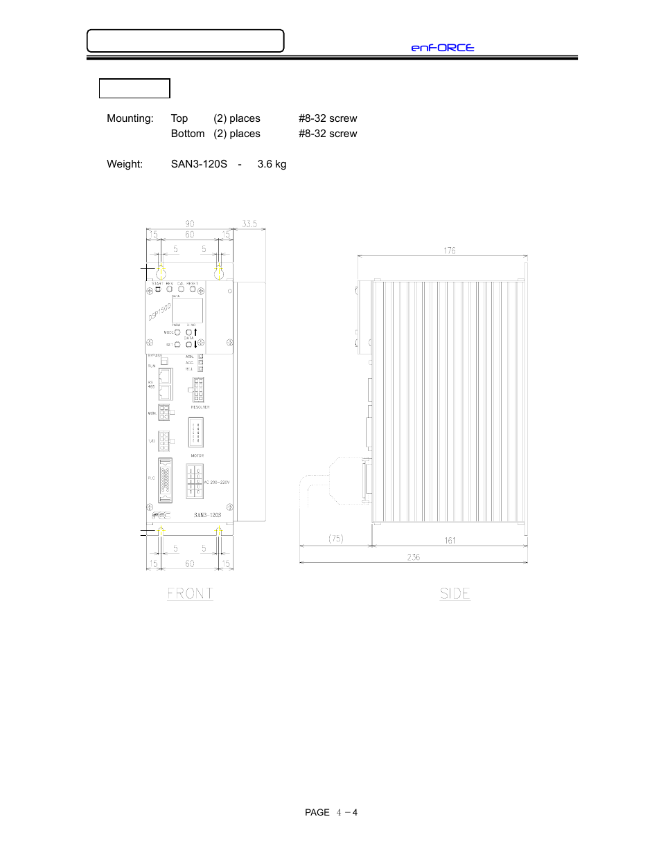 FEC DSP1500 (SAN3) User Manual | Page 36 / 160