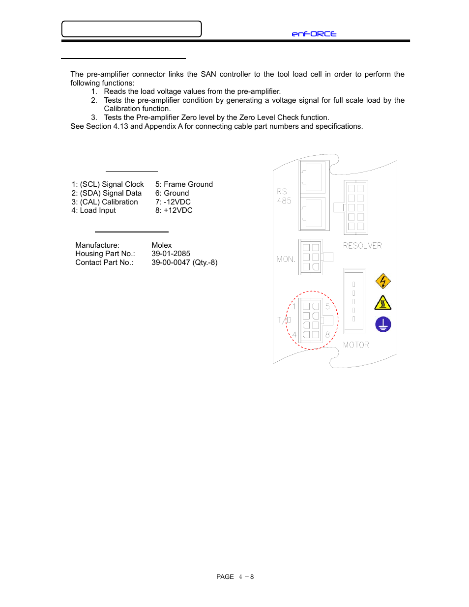 Pre-amplifier connection | FEC DSP1500 (SAN3) User Manual | Page 40 / 160