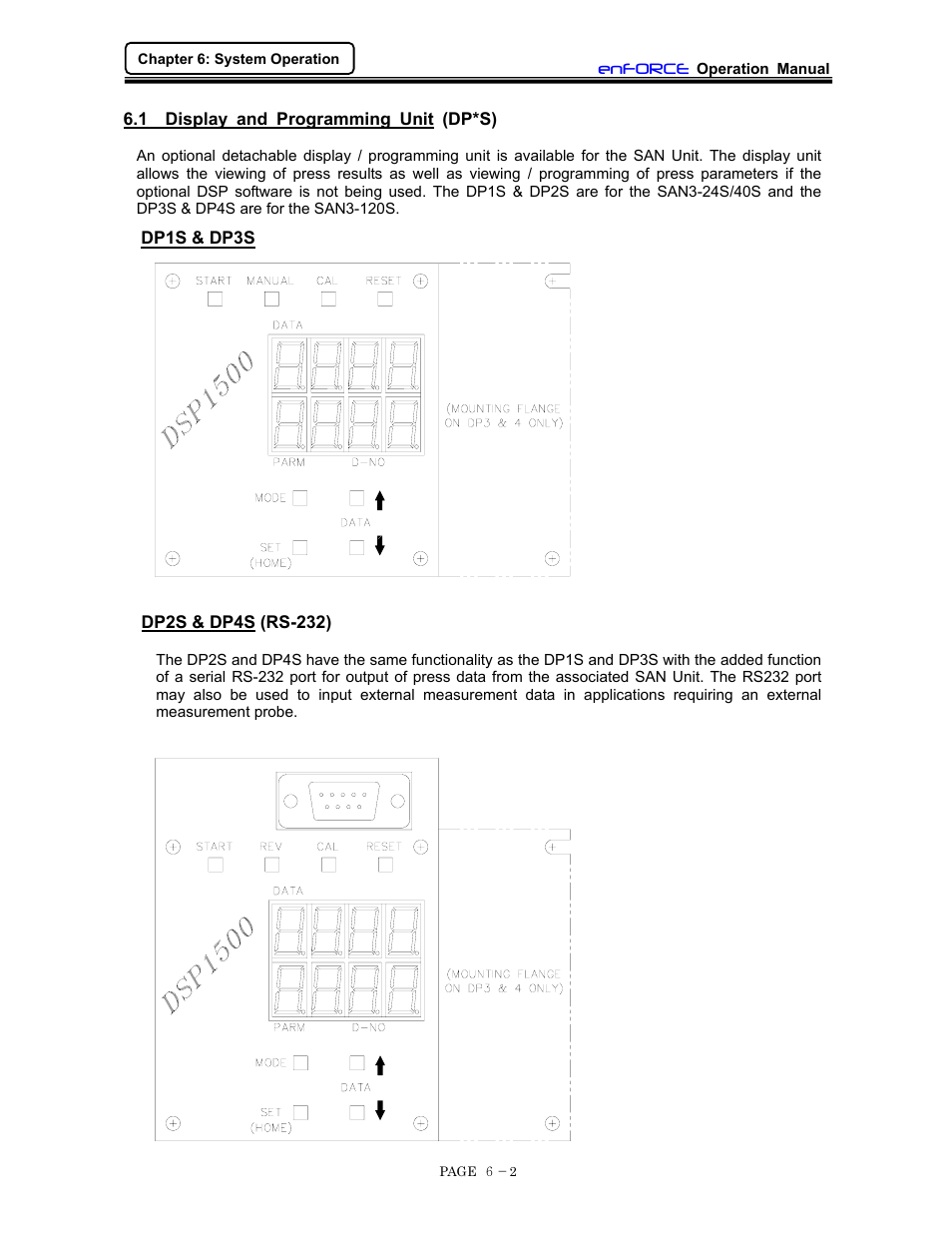 Dp*s - display & programming unit | FEC DSP1500 (SAN3) User Manual | Page 64 / 160