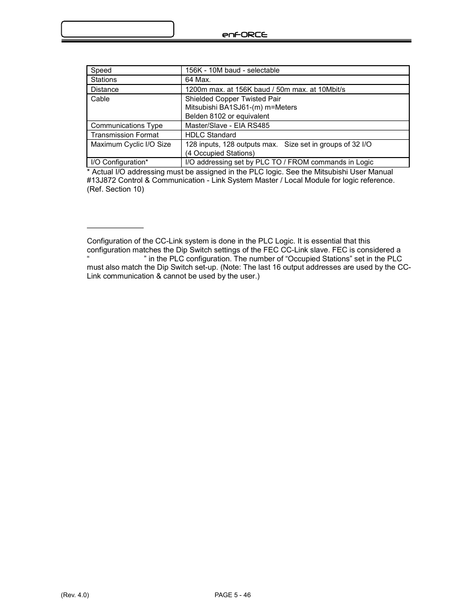 FEC DSP1500 Main Unit User Manual | Page 86 / 124