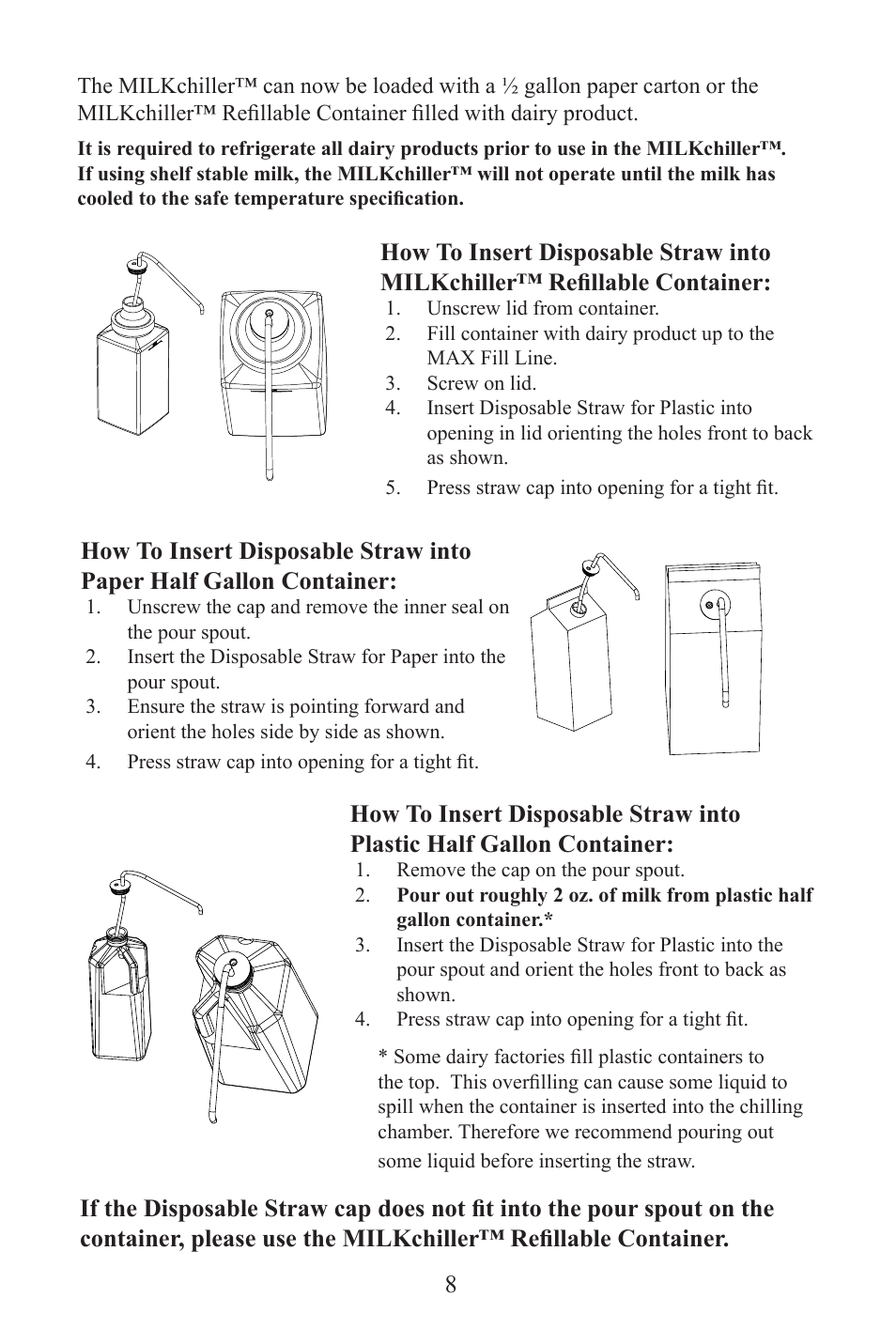 Frieling MILKchiller™ 0601 User Manual | Page 8 / 25