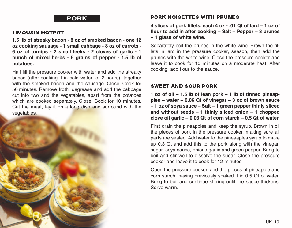 Frieling Sitram: Speedo Pressure Cooker’s User Manual | Page 19 / 24