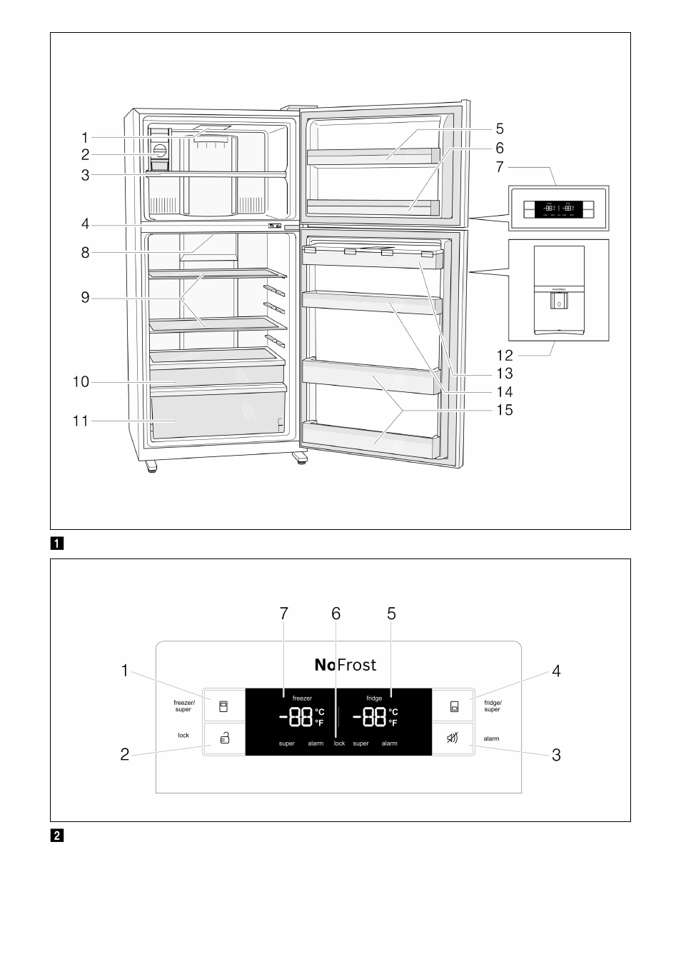 Bosch KDD74AL20N Frigo-congelatore da libero posizionamento Inox look User Manual | Page 105 / 109