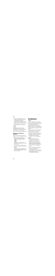 Kältezonen im kühlraum beachten, Hinweis, Gemüsebehälter mit feuchtigkeitsregler | Hinweise | Bosch KSV36BW30 Frigorifero monoporta Bianco User Manual | Page 12 / 80