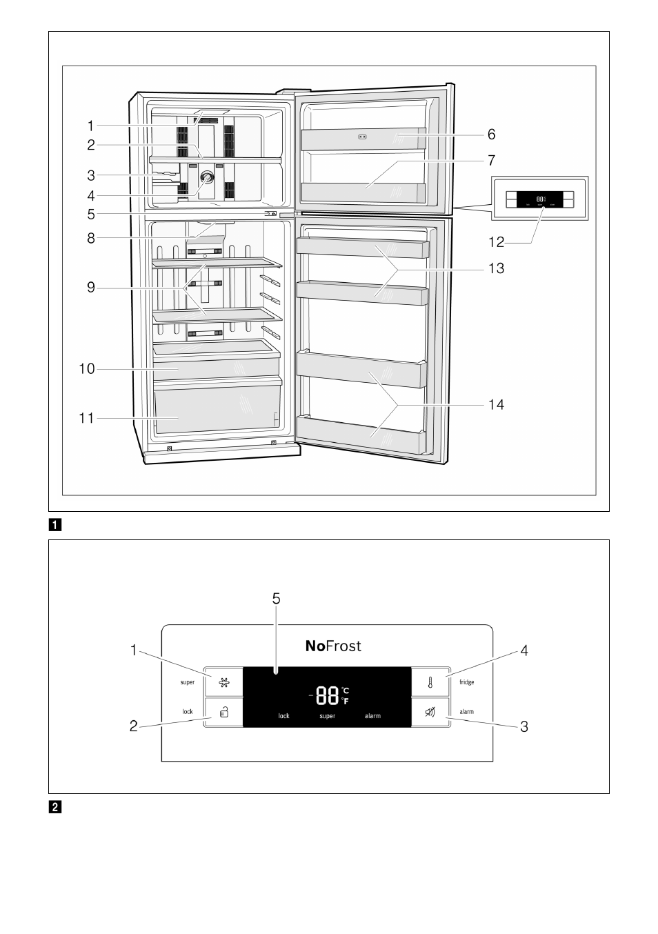 Bosch KDN64VL20N Frigo-congelatore da libero posizionamento Inox look User Manual | Page 90 / 93