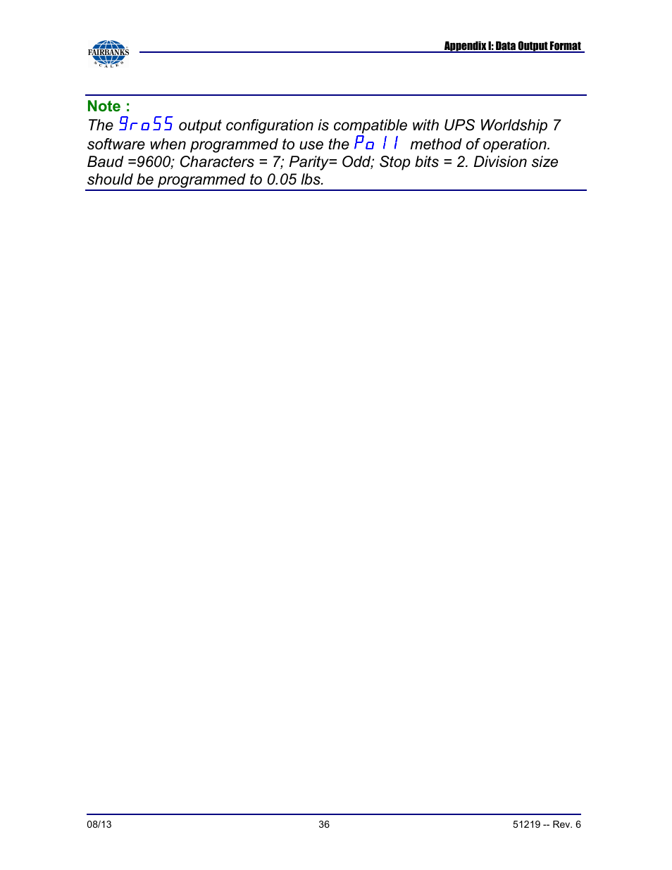 Fairbanks FB1100 Series Yellow Jacket FS Package (30047, 30048) User Manual | Page 36 / 70