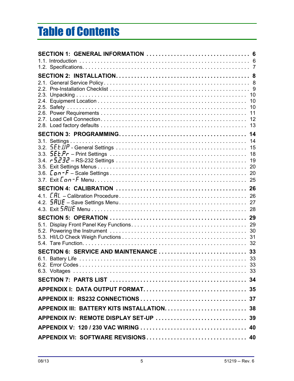 Fairbanks FB1100 Series Yellow Jacket FS Package (30047, 30048) User Manual | Page 5 / 70