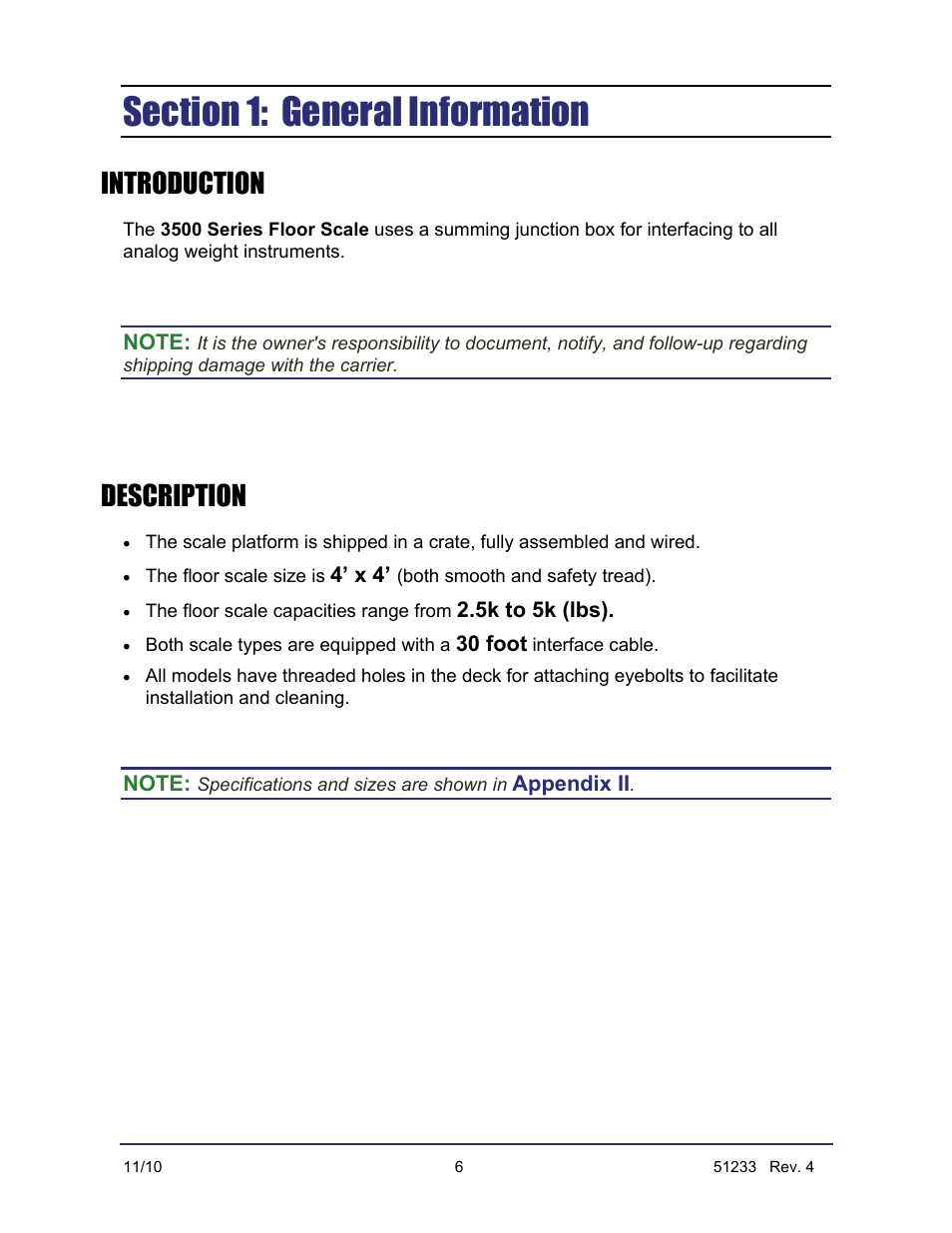 Introduction, Description | Fairbanks FB1100 Series Yellow Jacket FS Package (30047, 30048) User Manual | Page 50 / 70