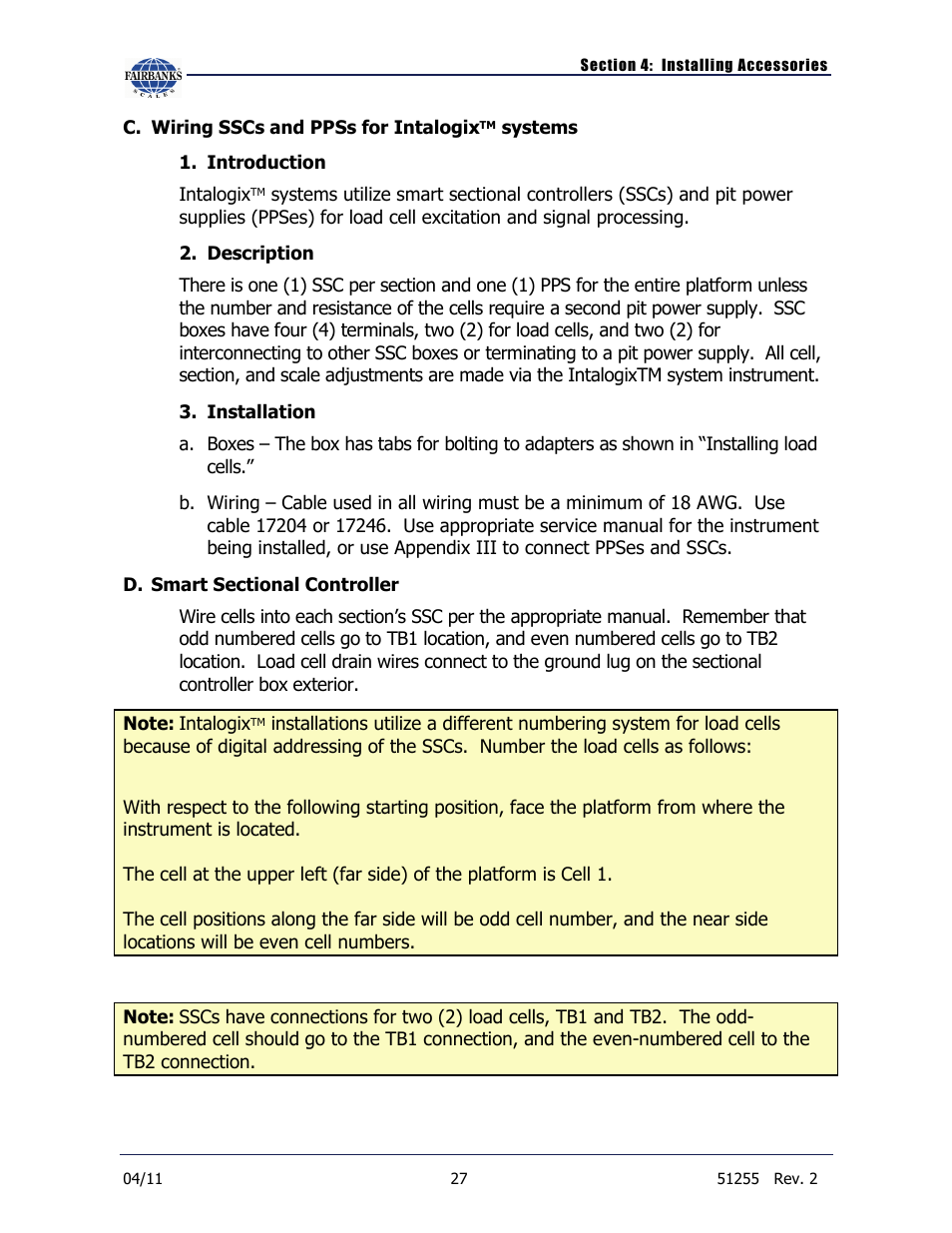 Fairbanks Trident Precast Concrete Deck Truck Scale User Manual | Page 27 / 40
