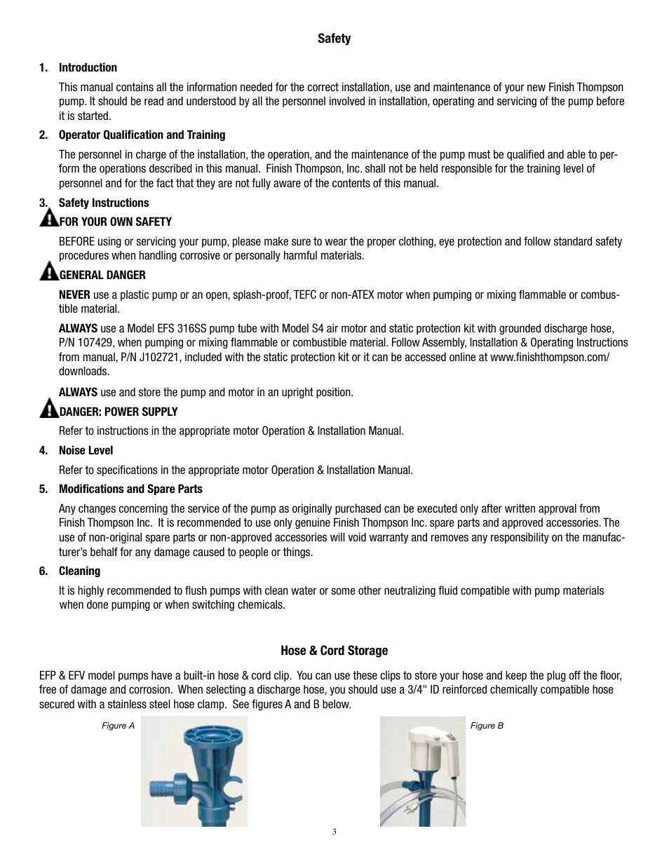 Finish Thompson EFV User Manual | Page 5 / 13