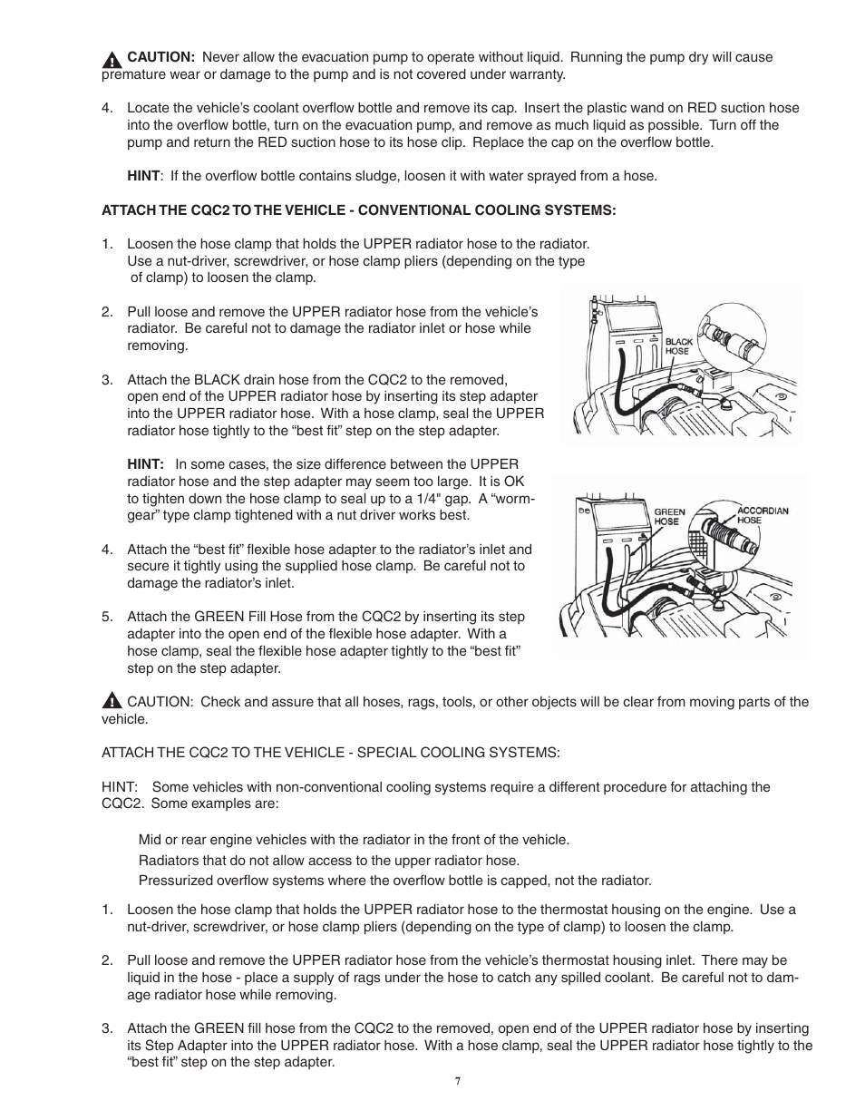 Finish Thompson CQC2 User Manual | Page 7 / 12