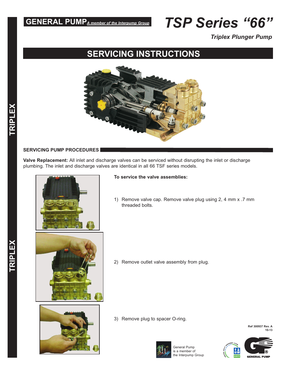 General Pump 66 Series TSP User Manual | 5 pages