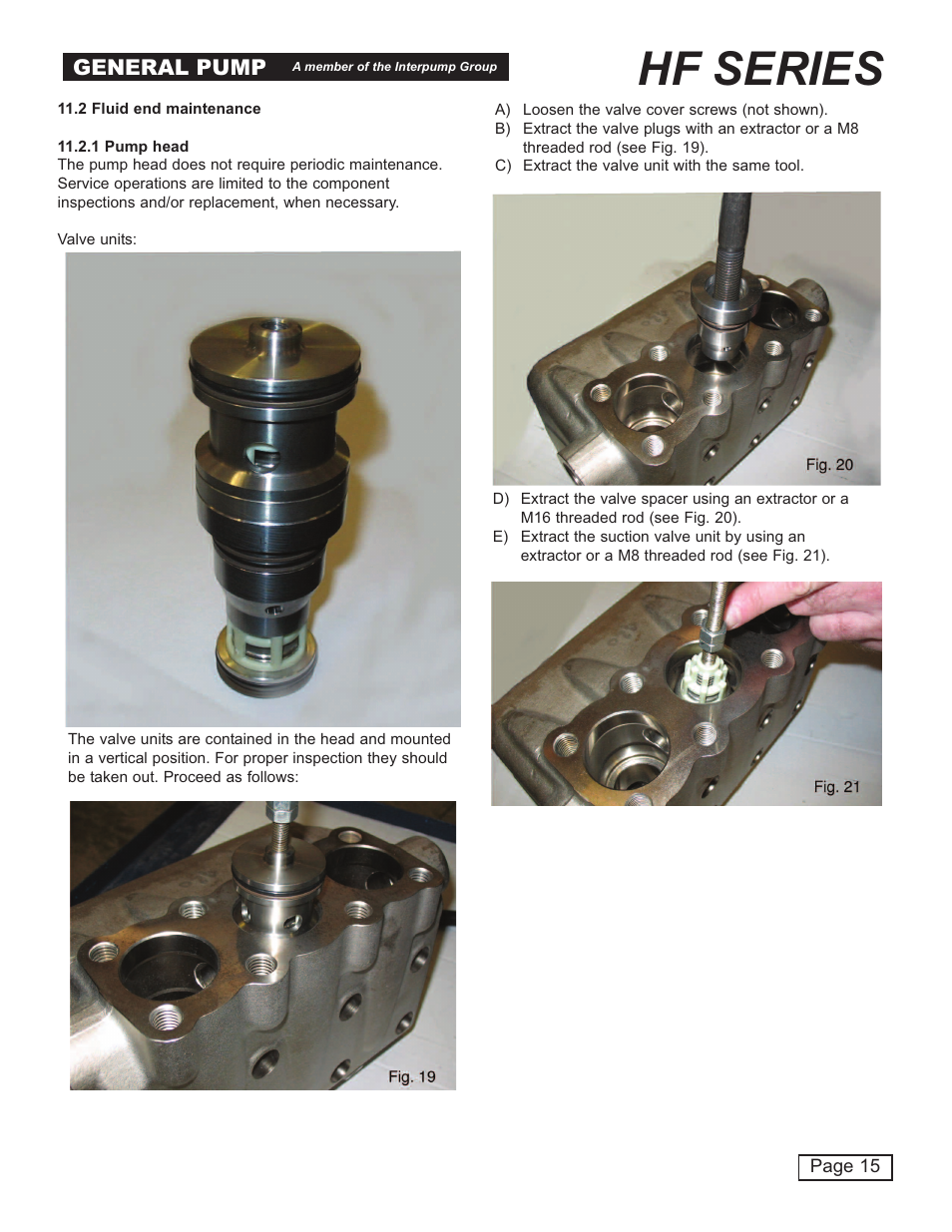 Hf series, General pump | General Pump HF Owner Manual User Manual | Page 15 / 24