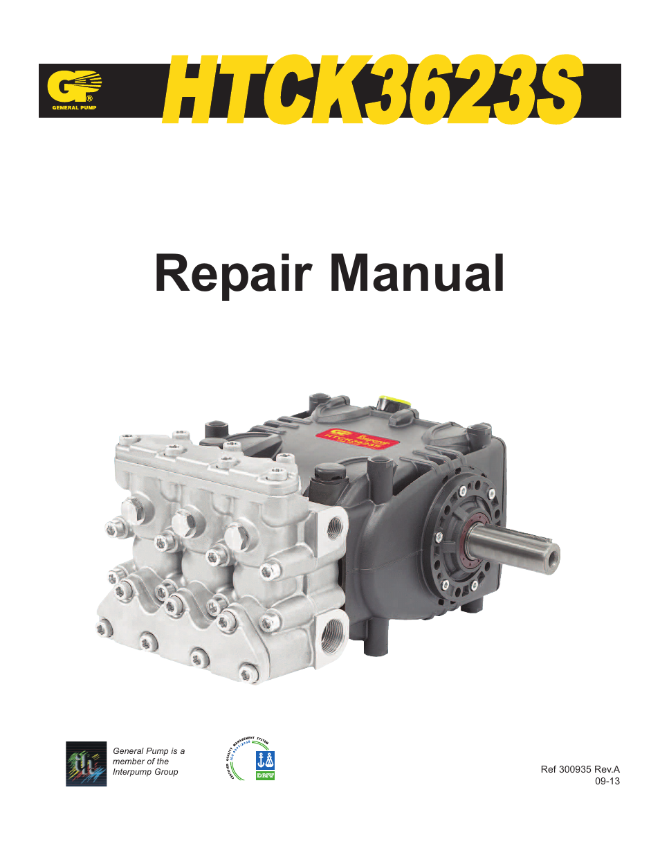 General Pump HTCK3623S User Manual | 19 pages