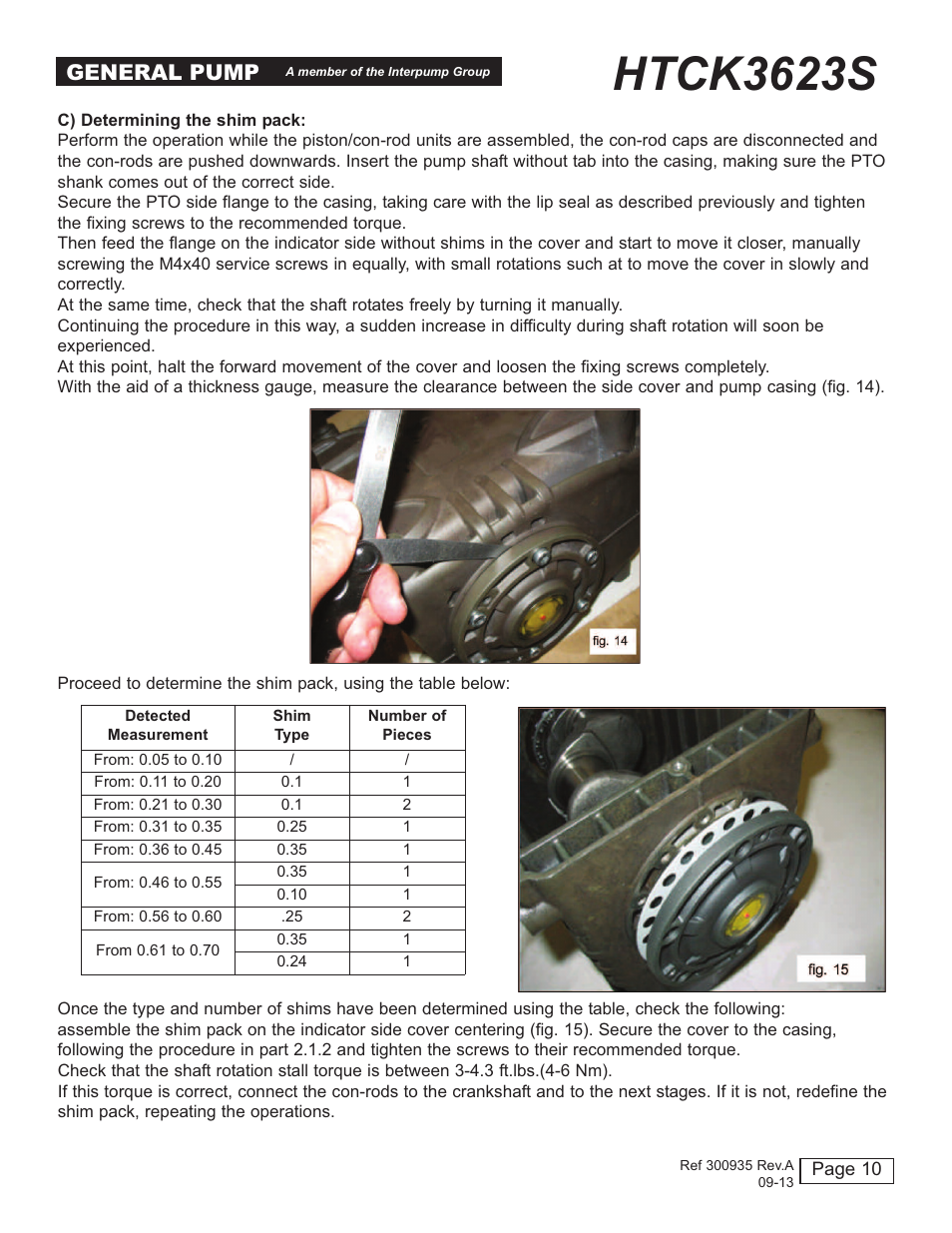 Htck3623s, General pump | General Pump HTCK3623S User Manual | Page 10 / 19