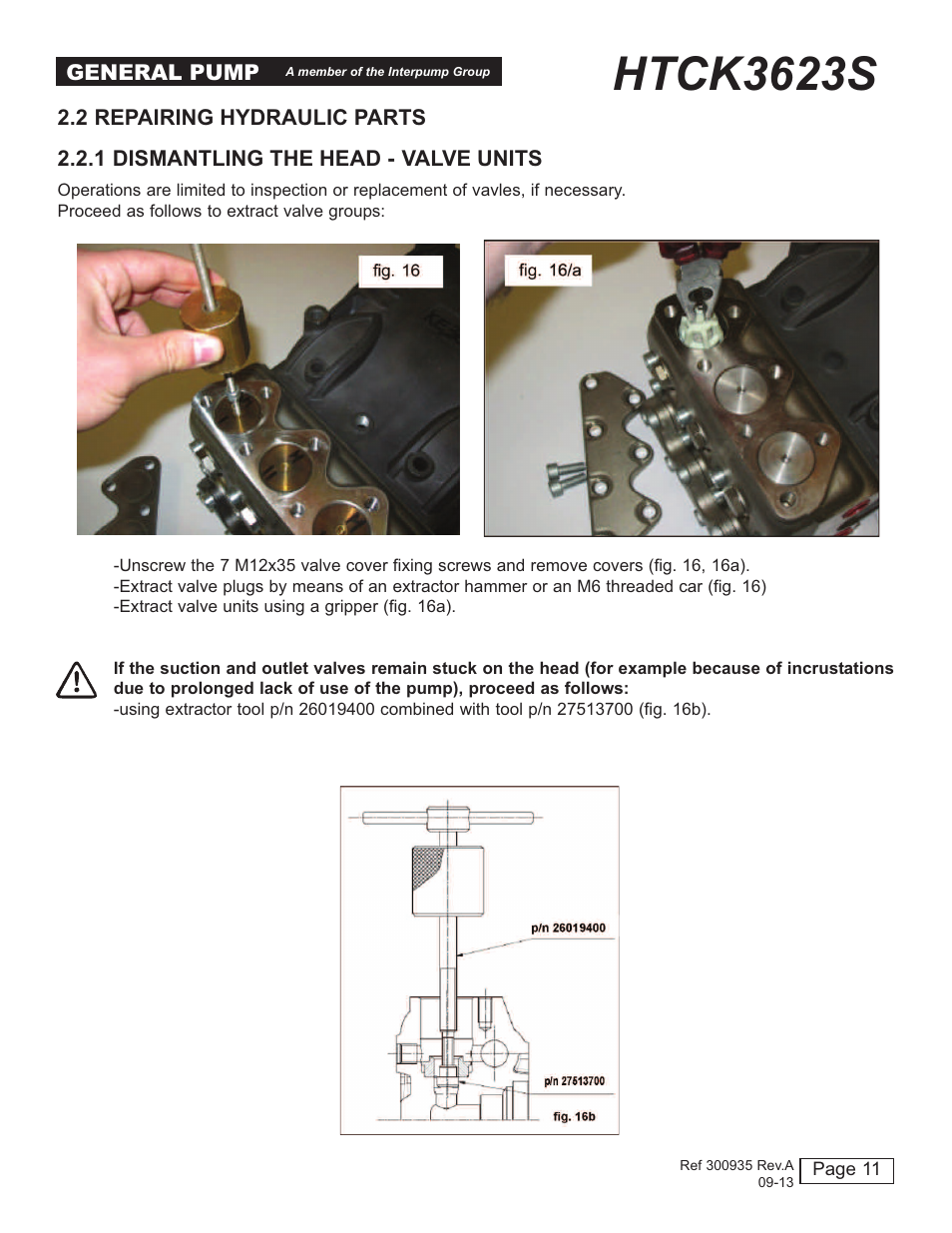 Htck3623s | General Pump HTCK3623S User Manual | Page 11 / 19