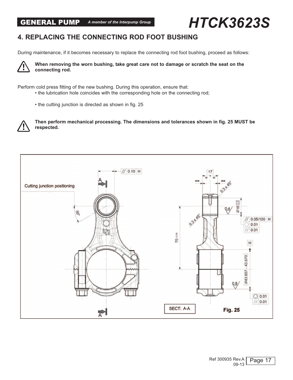 Htck3623s | General Pump HTCK3623S User Manual | Page 17 / 19