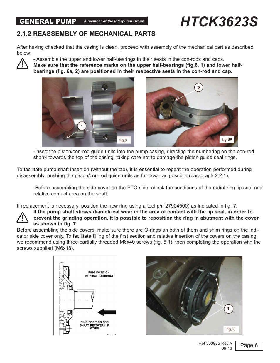 Htck3623s | General Pump HTCK3623S User Manual | Page 6 / 19