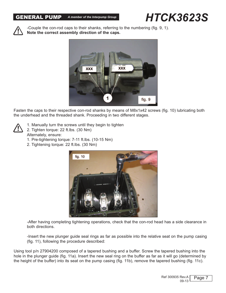 Htck3623s | General Pump HTCK3623S User Manual | Page 7 / 19