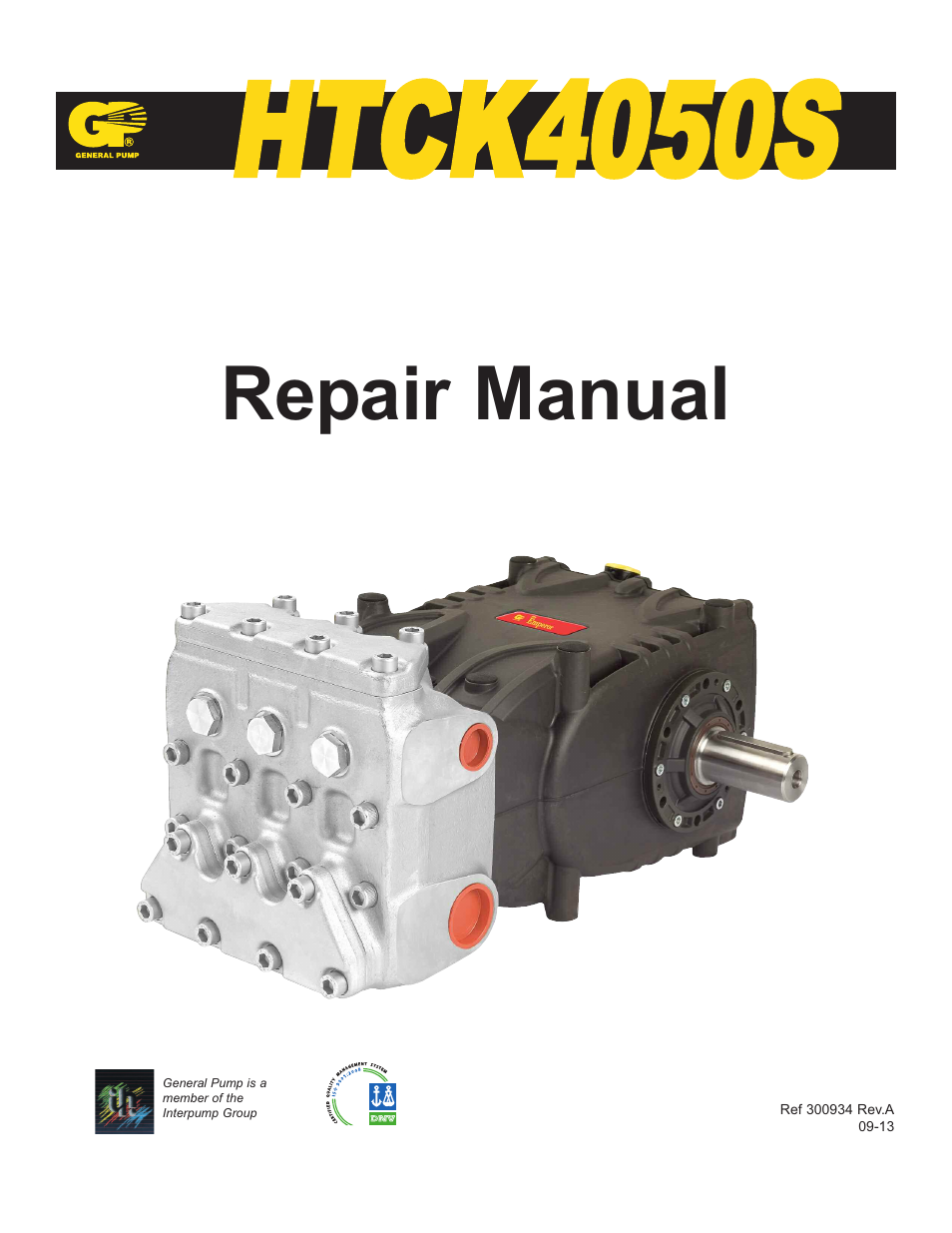 General Pump HTCK4050S User Manual | 19 pages