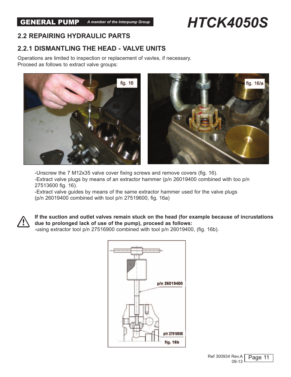 Htck4050s | General Pump HTCK4050S User Manual | Page 11 / 19