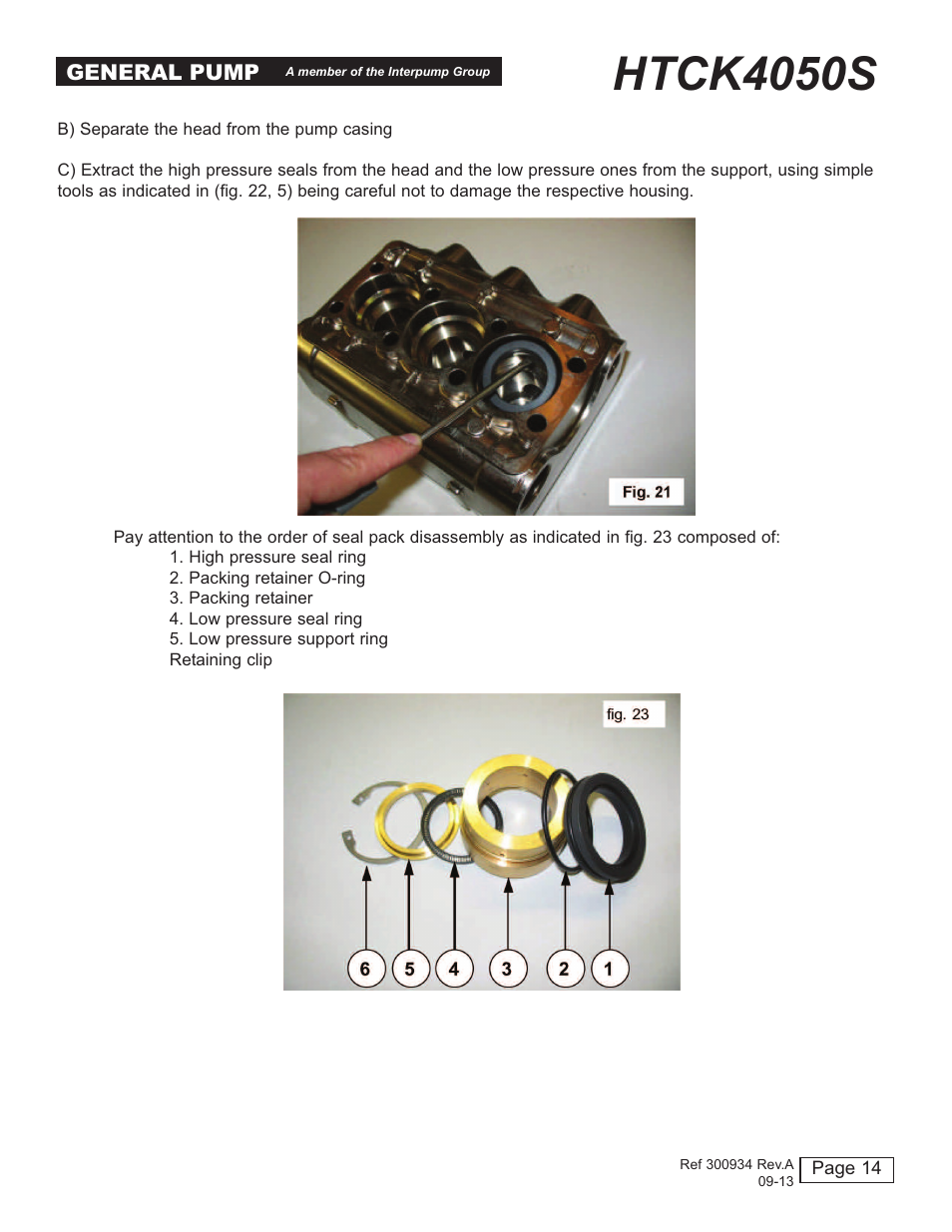 Htck4050s | General Pump HTCK4050S User Manual | Page 14 / 19