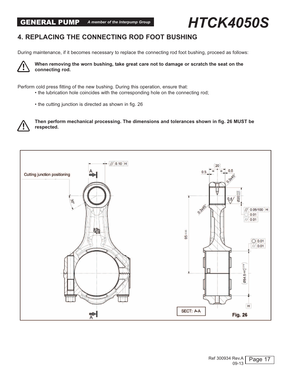 Htck4050s | General Pump HTCK4050S User Manual | Page 17 / 19