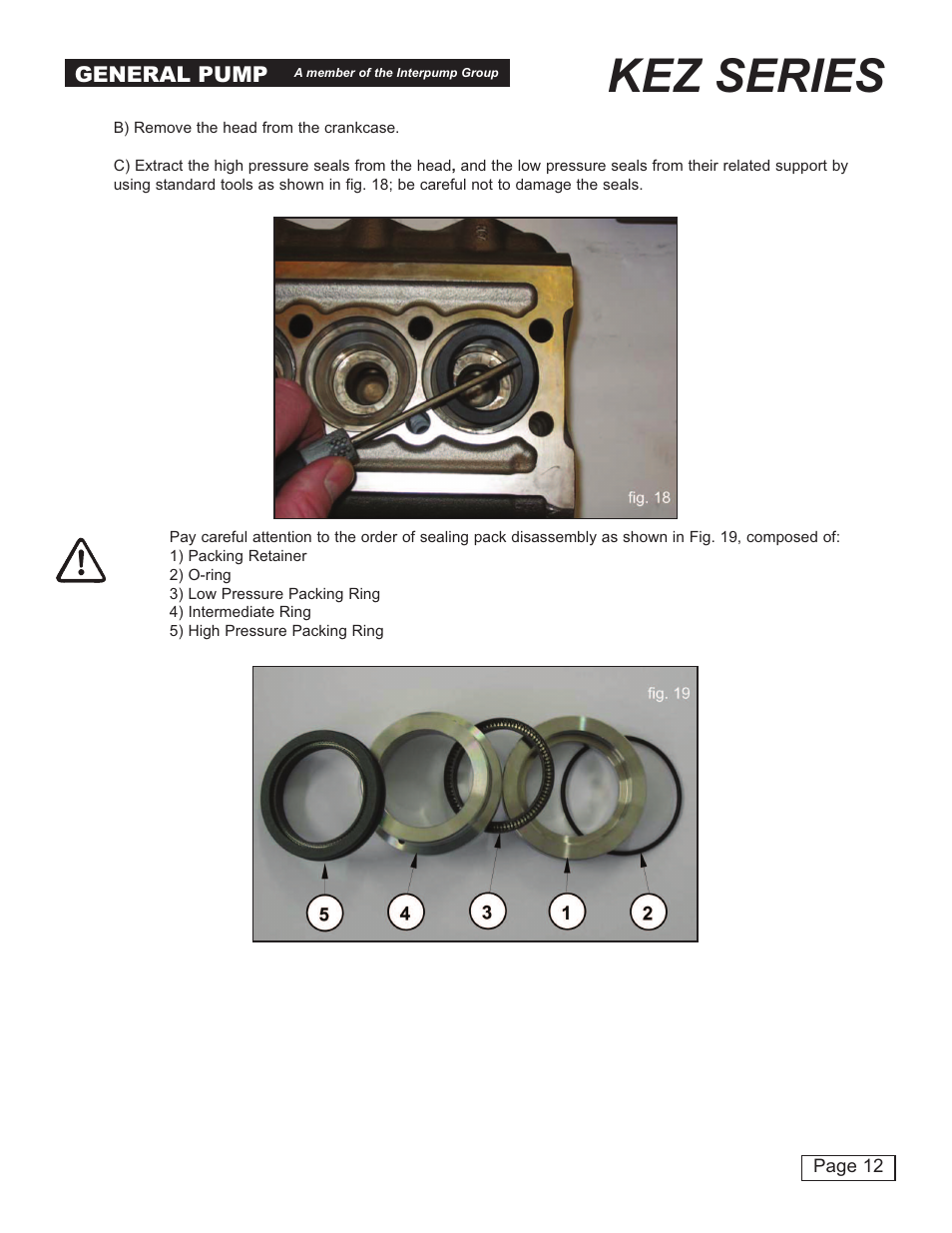 Kez series | General Pump KEZ Repair Manual User Manual | Page 12 / 16