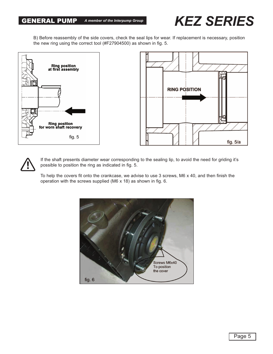 Kez series | General Pump KEZ Repair Manual User Manual | Page 5 / 16