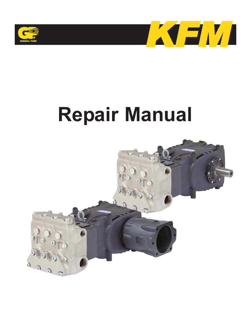 General Pump KFM Repair Manual User Manual | 16 pages