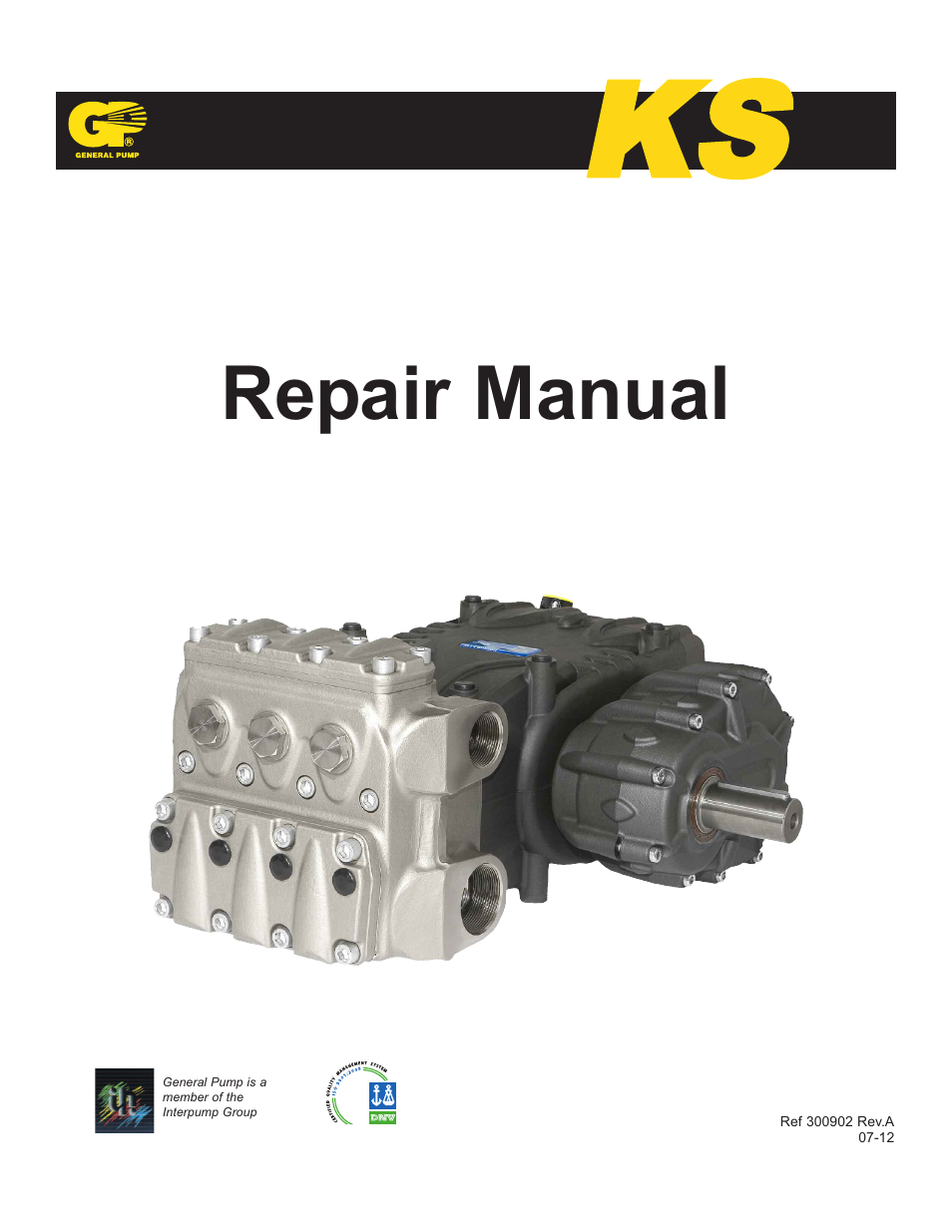 General Pump KS Repair Manual User Manual | 21 pages