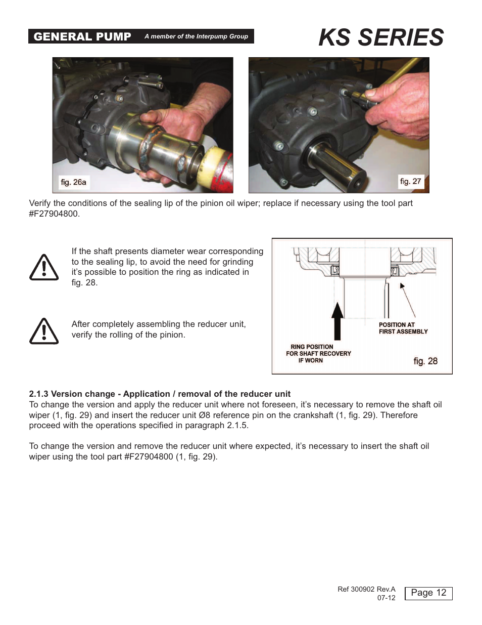 Ks series | General Pump KS Repair Manual User Manual | Page 12 / 21