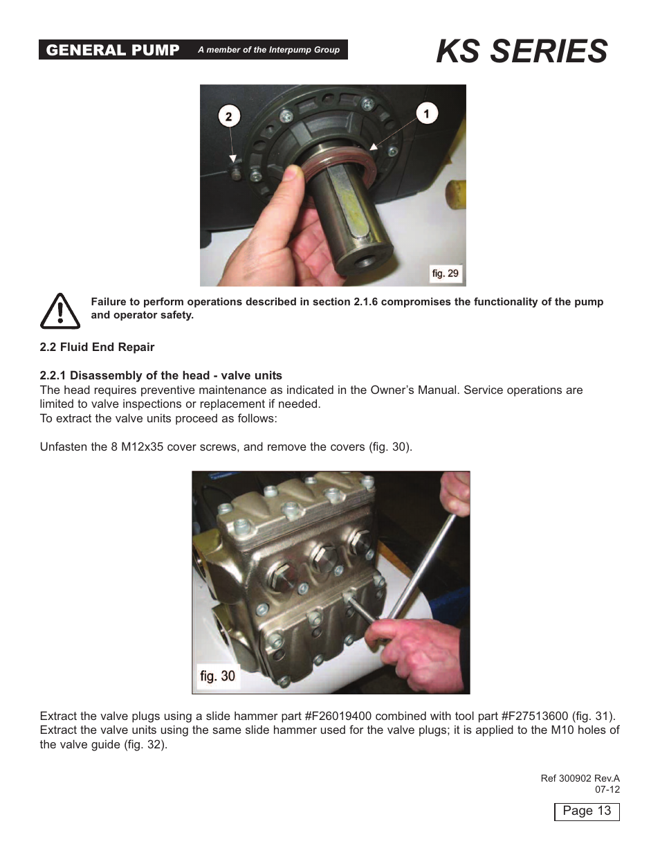 Ks series | General Pump KS Repair Manual User Manual | Page 13 / 21