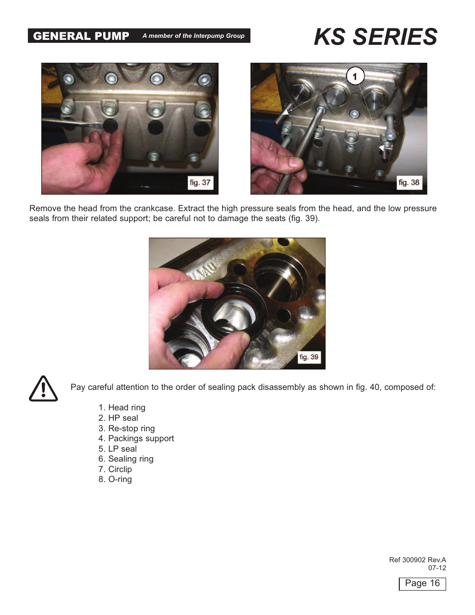 Ks series | General Pump KS Repair Manual User Manual | Page 16 / 21