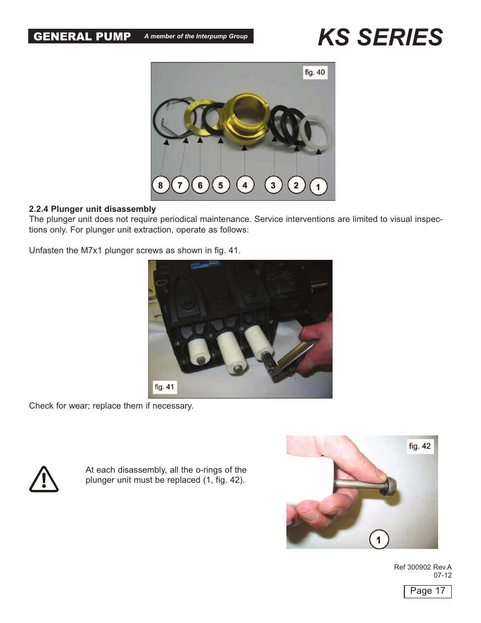 Ks series | General Pump KS Repair Manual User Manual | Page 17 / 21