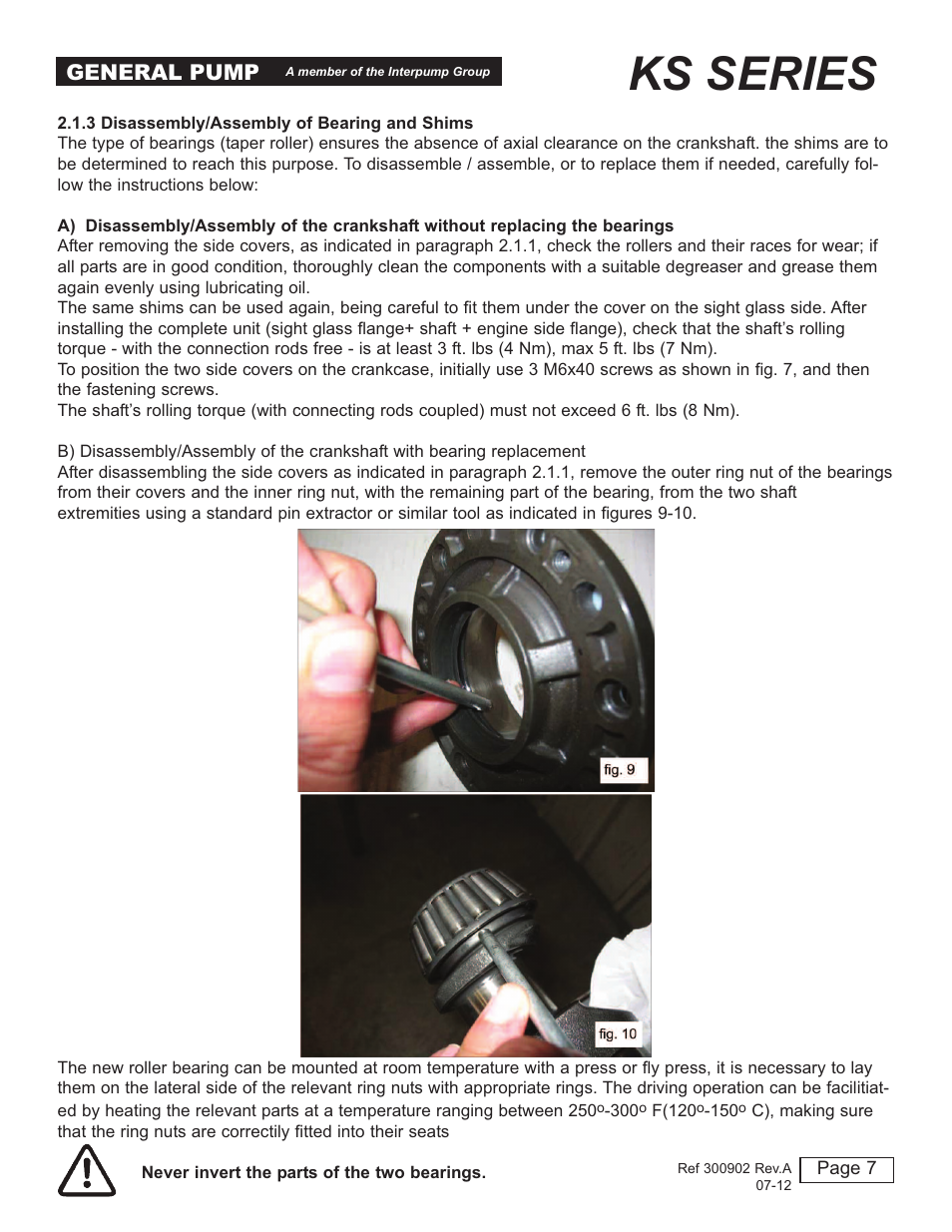 Ks series, General pump | General Pump KS Repair Manual User Manual | Page 7 / 21