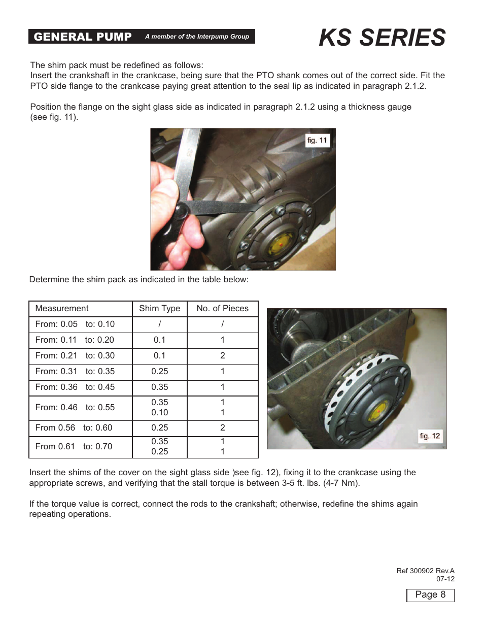 Ks series, General pump | General Pump KS Repair Manual User Manual | Page 8 / 21